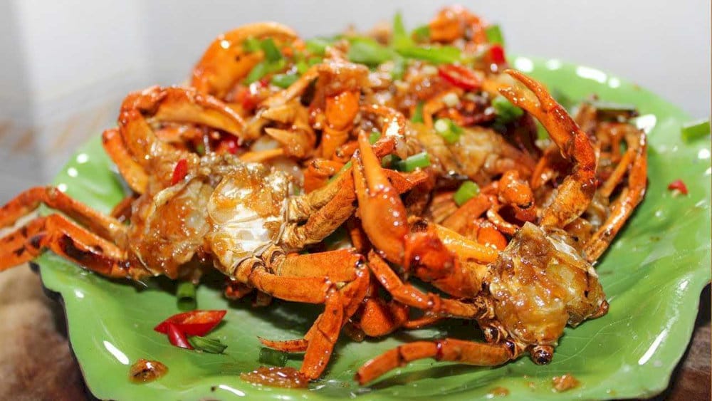 Ba khía rang me Cần Thơ